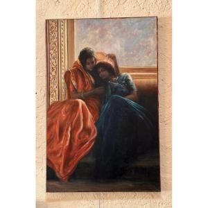 Orientalist Painting Signed Mastio, 2003