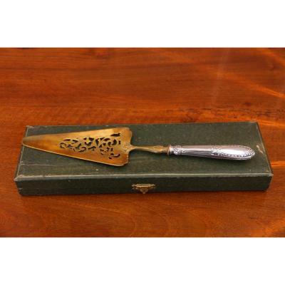 Shovel Cake-gilt And Silver Vintage Nineteenth Century