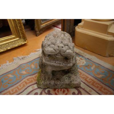 Carved Fo Lion, Chinese Artwork, XIVth / XVth Century