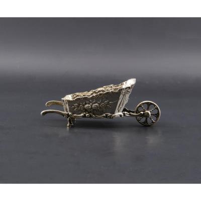Silver Wheelbarrow, 19th Century
