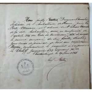 Logbook Cheliff Liner Messageries Maritimes 