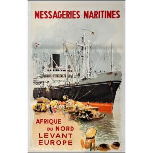 According To Albert Brenet, Messageries Maritimes For North Africa, The Levant And Europe