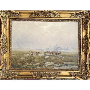 Clovis Frédérick Terraire (1858-1931) Landscape Of Dauphiné