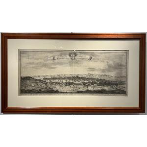 Bird's-eye View Of The City Of Marseille By Nicolas Visscher 