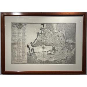 Geometrical Plan Of The City Of Marseille, Jean Pierre Besson Fils 1772