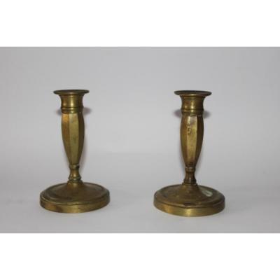 2 Empire Candlesticks