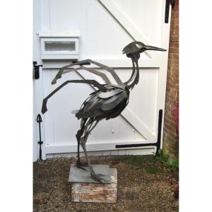 Stork Sculpture