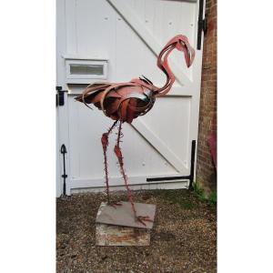 Stork Sculpture