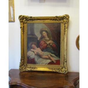 Painting - Virgin And Child