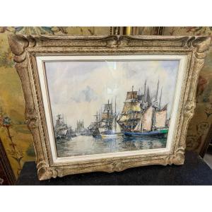 Watercolor Painting Signed Frank Will
