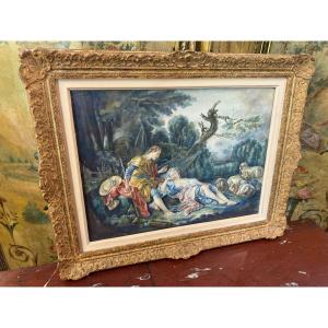 Painting: Gouache After F. Boucher