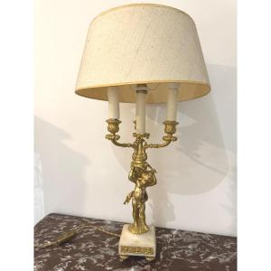 Cherubin Napoleon III Table Lamp - 19th