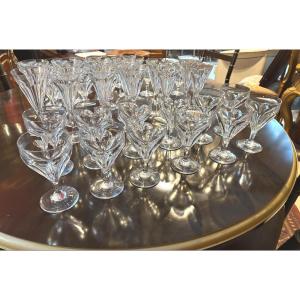  Service Of 48 Glasses From The Baccarat Manufacturer