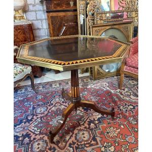 19th Century Octagonal Pedicel Table
