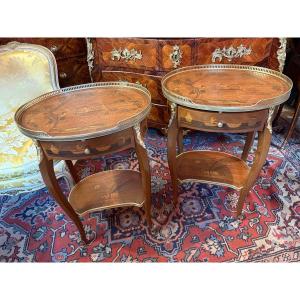 Pair Of Louis XV Style Bedside Tables