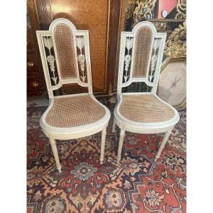 Pair Of Louis XVI Style Chairs
