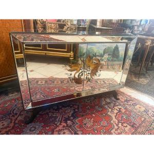 1950s Mirrored Sideboard