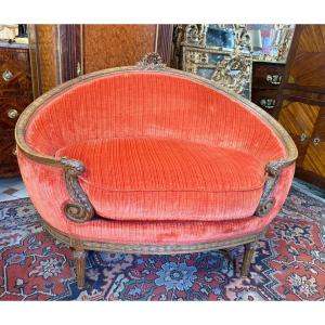 Louis XVI Style Basket-shaped Sofa