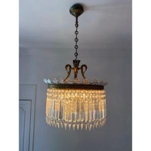 Crinoline Chandelier From The Baccarat Crystal Works