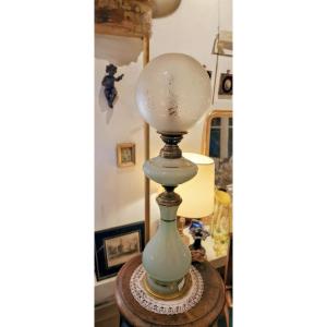 19th Century Opaline Lamp