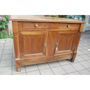 Louis Philippe Period Buffet In Walnut From The 19th Century