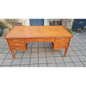 Napoleon III Desk, Late 19th Century, In Marquetry