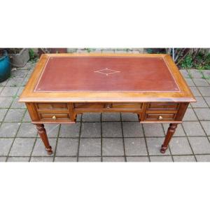 Louis Philippe Period Desk In Walnut From The 19th Century