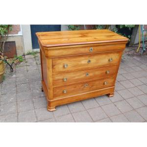 19th Century Louis Philippe Period Cherrywood Chest Of Drawers