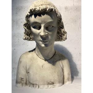 Plaster Bust Of A Man