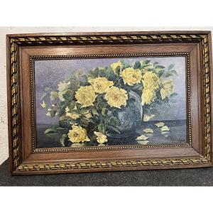 Hst Painting Bouquet Of Roses