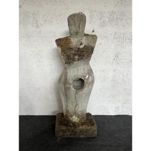 20th Century Stone Statue 