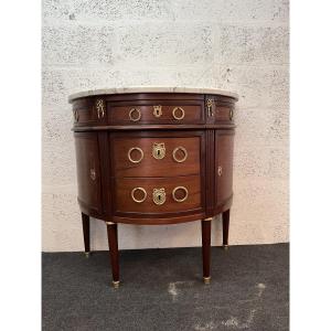 Louis XVI Period Half-moon Chest Of Drawers