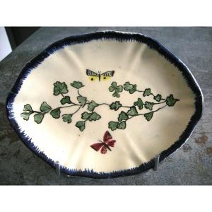 Earthenware Ravier 19th Rousseau De Bracquemont Service