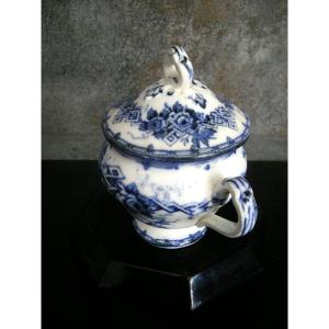 19th Century Earthenware Cream Pot From Creil And Montereau