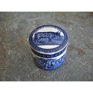 Authentic Ointment Box Genuine Nineteenth Beef Marrow