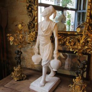 Large Plaster Water Carrier