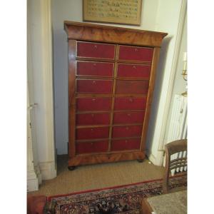 14-cardboard Mahogany Box