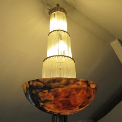 Art Deco Fountain Chandelier