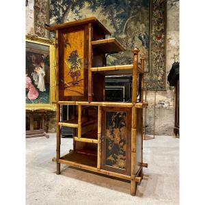 Japanese Cabinet Attributed To Perret And Vibert Napoleon III Period