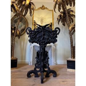 Carved Wooden Planter, Black Forest Work, 19th Century 