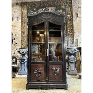 Japanese-style Display Case From The Napoleon III Period, Attributed To Gabriel Viardot
