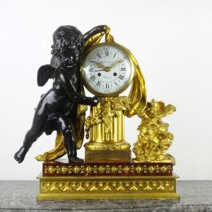 A. Beurdeley And Fd. Berthoud - Important Complication Clock - Cupid - Date