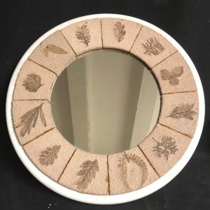 Mirror 1960 In The Taste Of Capron In Very Good Condition