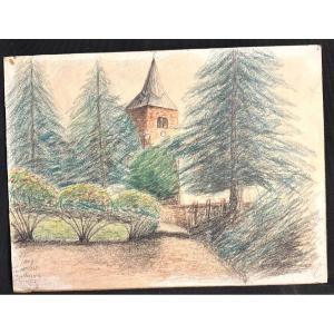 Lamy François Edouard 19th-20th Century Bellevesvre Saone Et Loire Burgundy Franche Comté