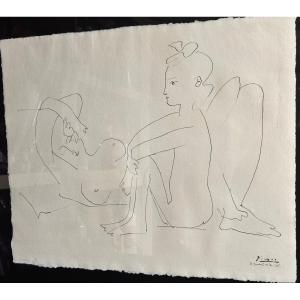 Pablo Picasso 18811974 After Print 2 Women May 8, 1947