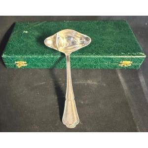 Ercuis Lean Fat Sauce Spoon In Box Model Victoria Contour Silver Metal Tbe /5