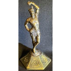 19th Century Bronze Devil Mephisto 10.3cm Crazy Guignol Curiosity Hell