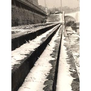 Georges Boyer Lyon 20th Large Photograph Convergences Kinetic Photo /57