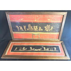 2 Engravings Scenes Of Pompeii Cupids Cupids Preparing Perfume And Doe Race