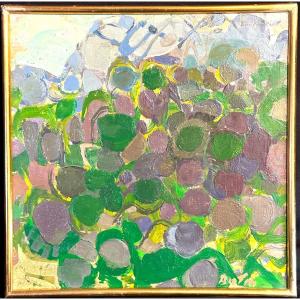 Gustav Bolin 1920-1999 Sweden Oil Landscape Signed Gustave Museums